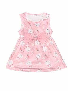 Baby Girl Boutique Pink Bunny Spring Dress 6-9 months